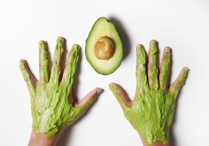 Handsmasker van avocado's