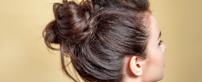 Kapsel met messy bun