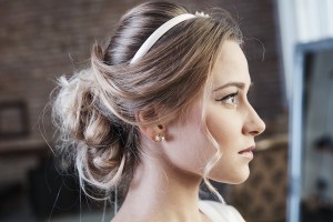 Trendy messy bun