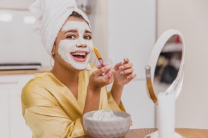 Huidverzorging met gezichtsmaskers
